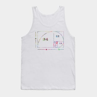 Fibonacci spiral Tank Top